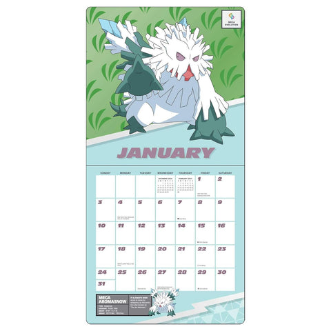 Pokémon 2027 Wall Calendar