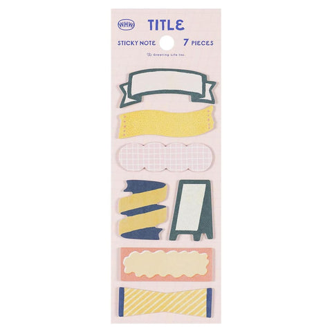 Title Custom Sticky Notes