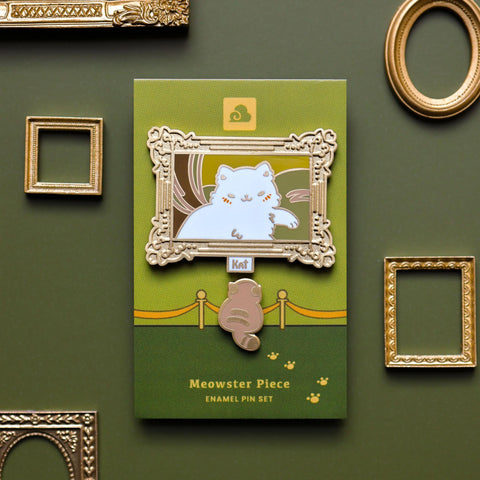 Meowster Piece Enamel Pin Set