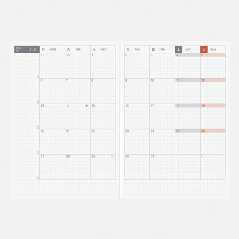 Hobonichi Techo 2026 Original Book, A6