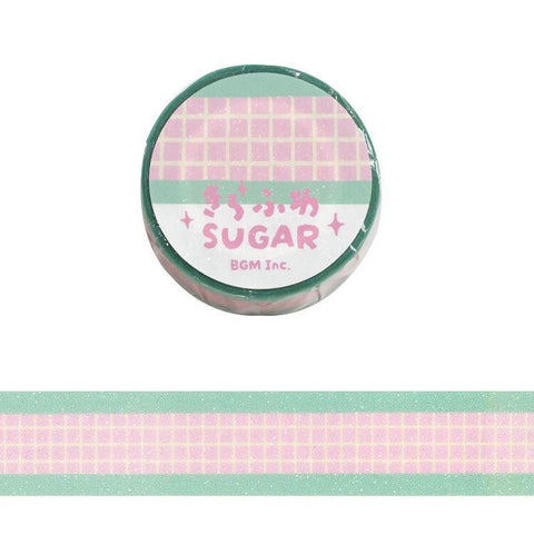 Strawberry Soda Check Washi Tape
