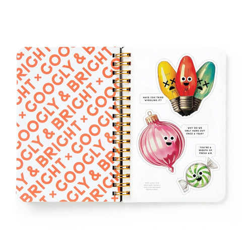 Googly + Bright Holiday Sticker Book