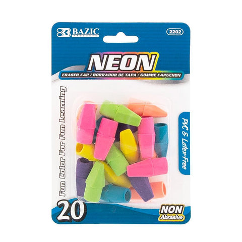 Neon Eraser Caps