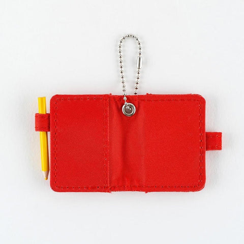 Hobonichi Techo Mini Keychain, Red