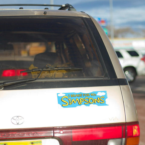 90s Simpsons Bumper Sticker