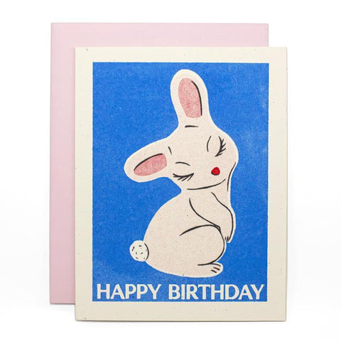 Happy Birthday Bunny Card