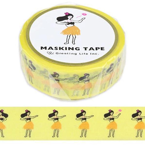Hula Girl Washi Tape