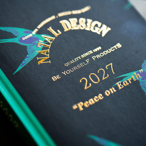 Hobonichi Techo 2027 Weeks Natal Design: Lucky Swallow