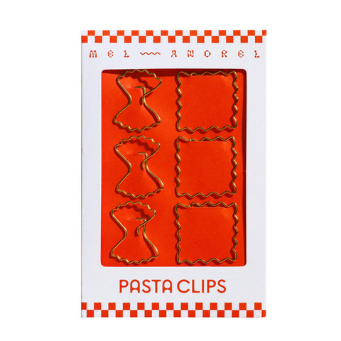 Ravioli + Farfalle Paper Clips