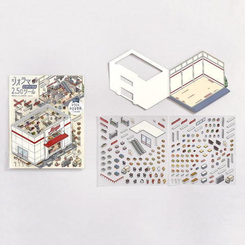 Supermarket Diorama Stickers