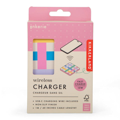 Colorful Grid Wireless Charger