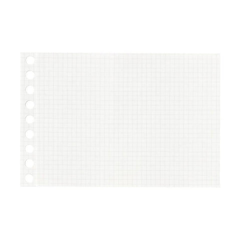 Wide 3mm Grid Mini Loose Leaf Paper