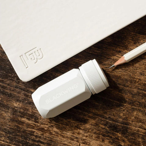 One-Step Long Point Pencil Sharpener, White
