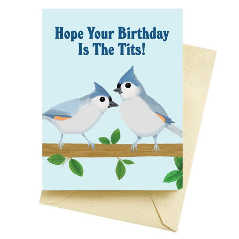 Titmouse Birthday Card