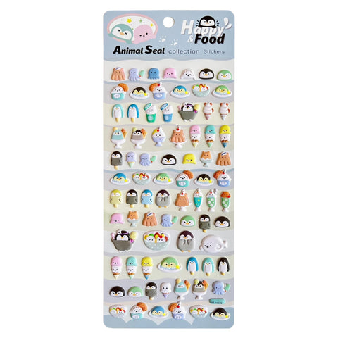 Penguin Puffy Stickers