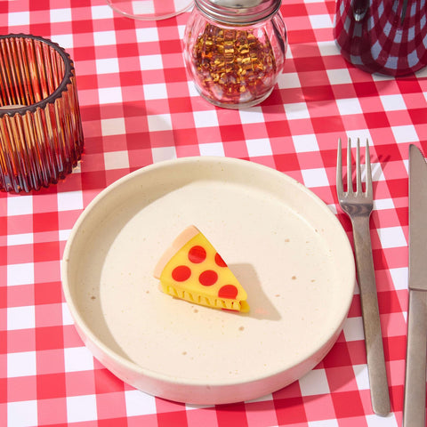 Mini Pizza Hair Claw