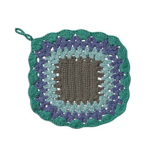 Cotton Crocheted Scalloped Pot Holders