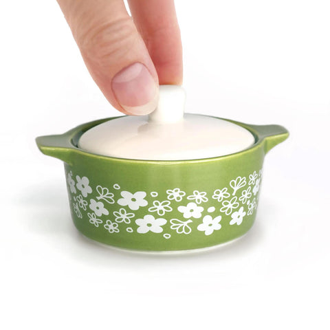 Spring Blossom Casserole Ceramic Trinket Box