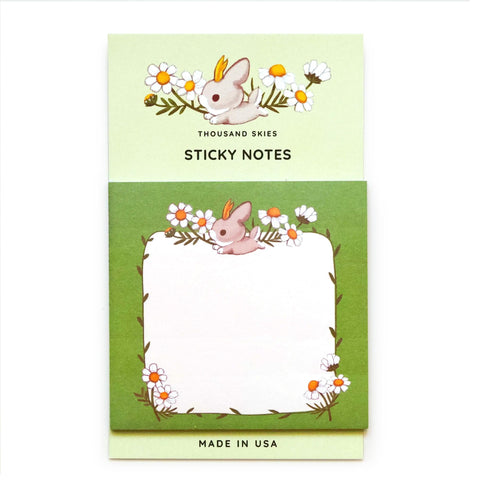 Jackalope's Garden Sticky Notes, Green