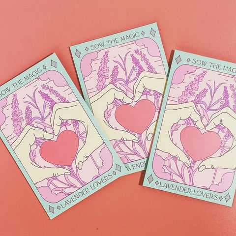 Lavender Lovers Tarot Seed Packet