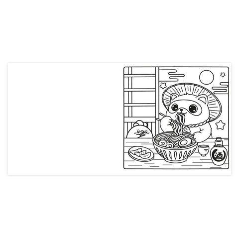Kawaii Japan Cozy Coloring Book
