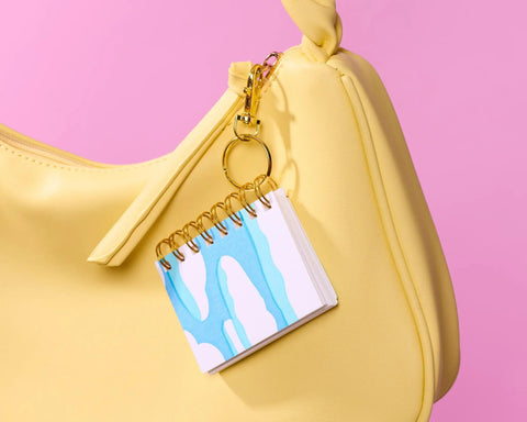 Clouds + Sky Teenybook Mini Notebook Bag Charm