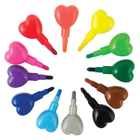Heart to Heart Stacking Crayons
