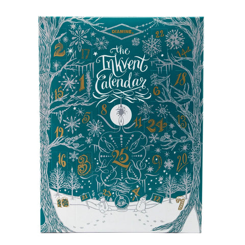 Diamine Inkvent Calendar 2025, Teal Edition