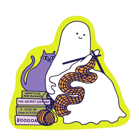Cozy Ghost Sticker