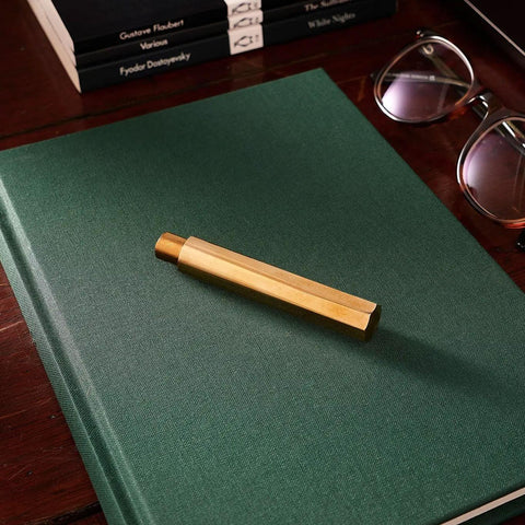 The Wren - Refillable Writing Pen, Brass