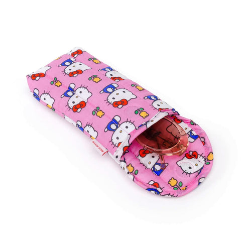 Puffy Glasses Sleeve: Pink Hello Kitty