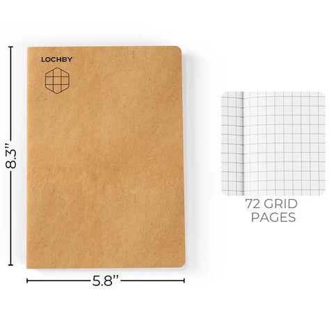 A5 Grid Notebook