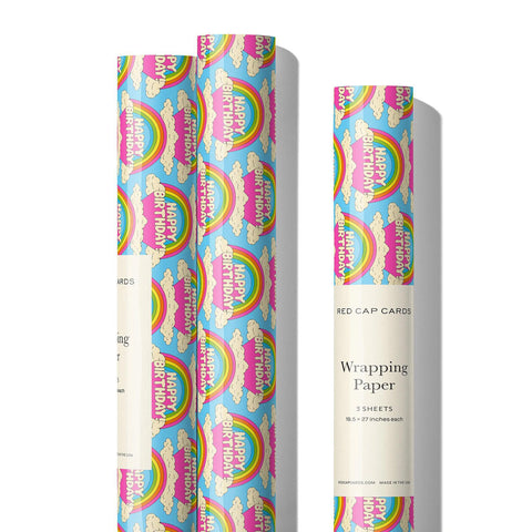 All Over Rainbows Wrapping Paper