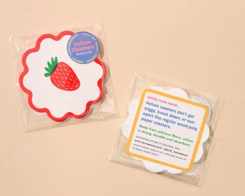 Strawberry Coasters Set