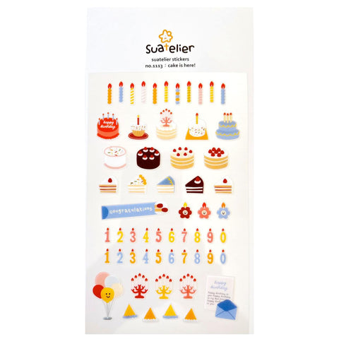Birthday Cake Stickers