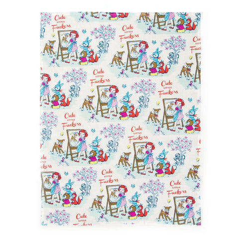 Cute Little Fuckers Dish Towel
