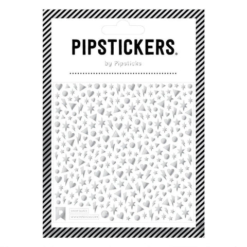 Shiny Silver Stickers