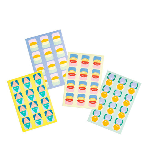 Vibrant Sticker Tabs