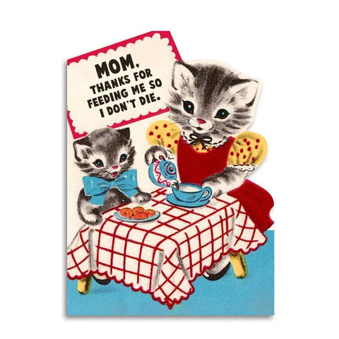 Thanks For Feeding Me Card