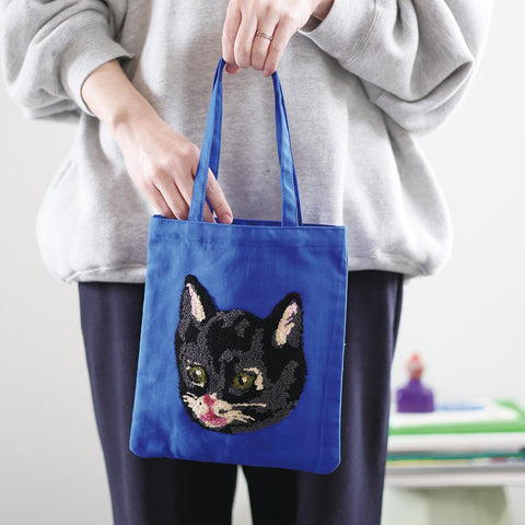 Maya Tabby Cat Fluffy Mini Bag