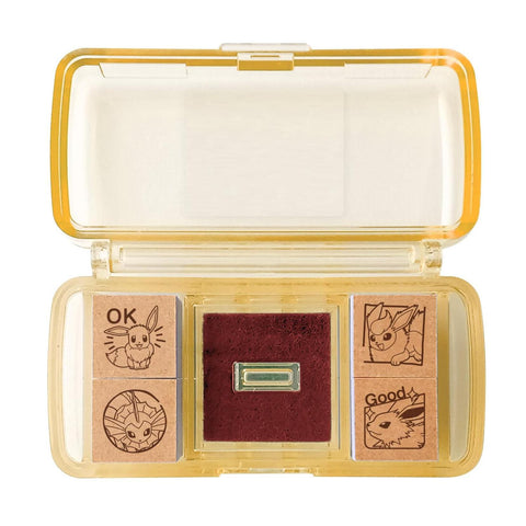 Eevee Evolution Stamp Set + Ink Pad