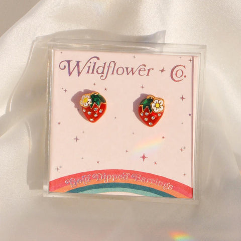 Strawberry Stud Earrings