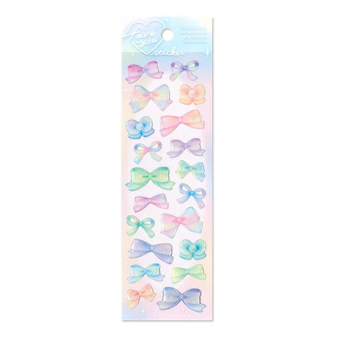 Aurora Borealis Ribbons Sticker Sheet