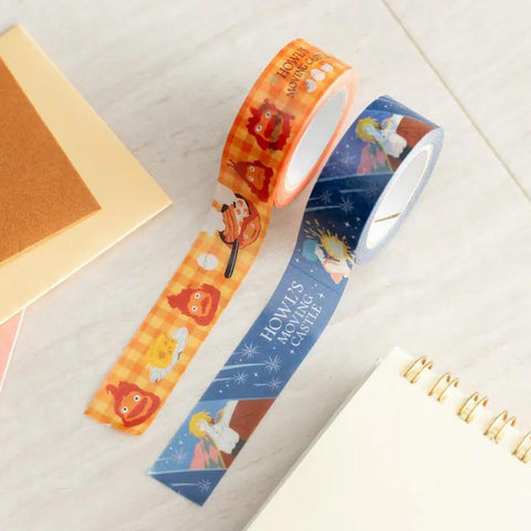 Howl's Moving Castle Washi Tape Set, Calcifer + Hauru
