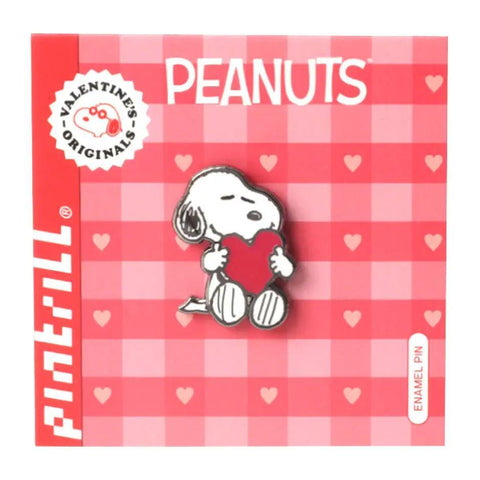 Snoopy Heart Hug Enamel Pin