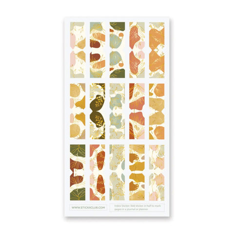Botanical Tabs Sticker Sheet