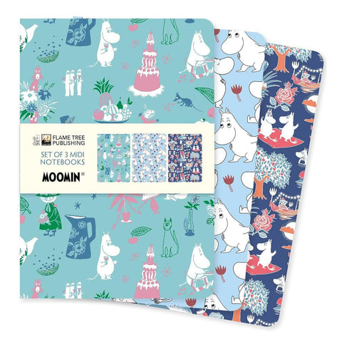 Moomin Classic Midi Notebooks, Set of 3