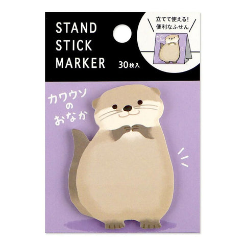 Otter's Tummy Standing Sticky Notes