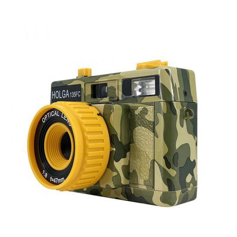 Green Camo Holga 135FC 35mm Film Camera