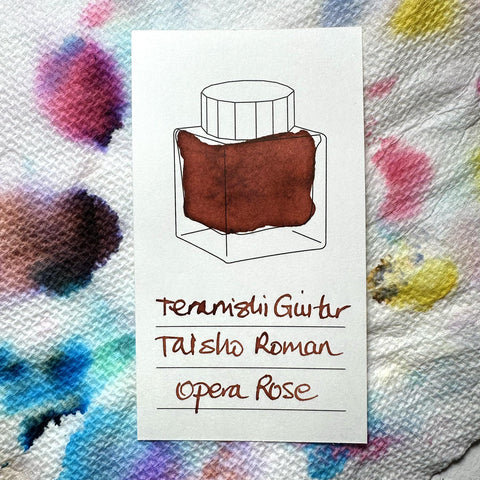 Teranishi Guitar Taisho Roman Haikara Ink, Opera Rose